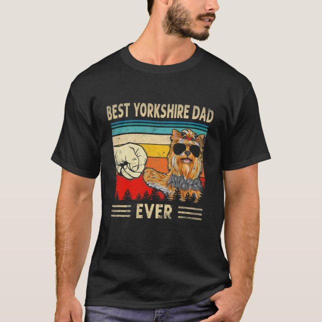 Camiseta Mens Best Yorkshire Dad (Anverso)