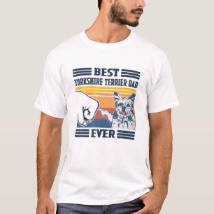 Camiseta Mens Best Yorkshire Terrier Dad Siempre Funny Dog 