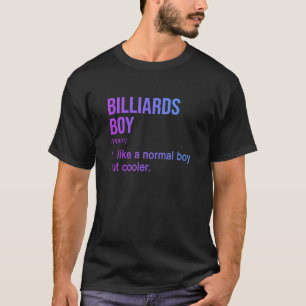 Camiseta Mens Billiards Boy Noun Definition Billiards Playa