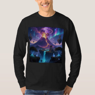 Camiseta Men's Black Long Sleeve Shirt