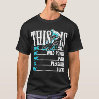 Camiseta Mens BMX Biking Es Un Dolor De Poder De Habilidad
