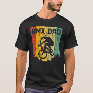 Camiseta Mens Bmx Rider Vintage Bicycle Stunt Bmx Dad Fath
