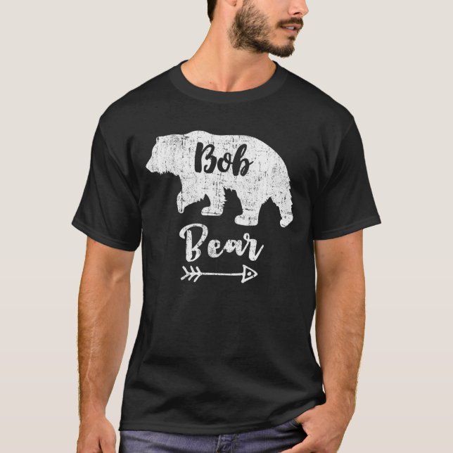 Camiseta Mens Bob Bear (Anverso)