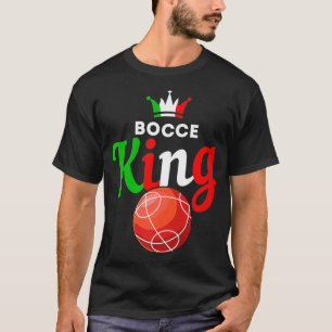 Camiseta Mens Bocce Ball Regalo Fun Yard Game Bocce King Pr