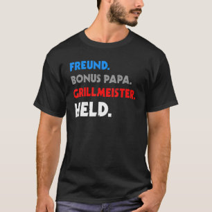 Camiseta Mens Bonuspapa Step Dad Bonus Dad Stepdad 1