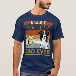 Camiseta Mens Border Collie Master Gift Father's Day Dog Ow