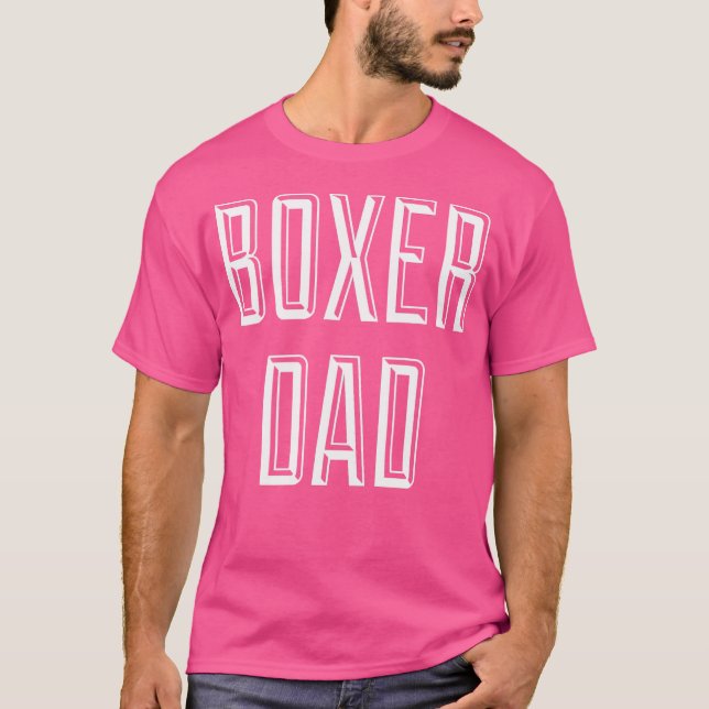 Camiseta Mens Boxer Dog Dad (Anverso)