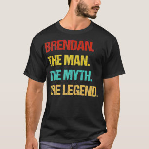 Camiseta Mens Brendan El Hombre El Mito La Leyenda