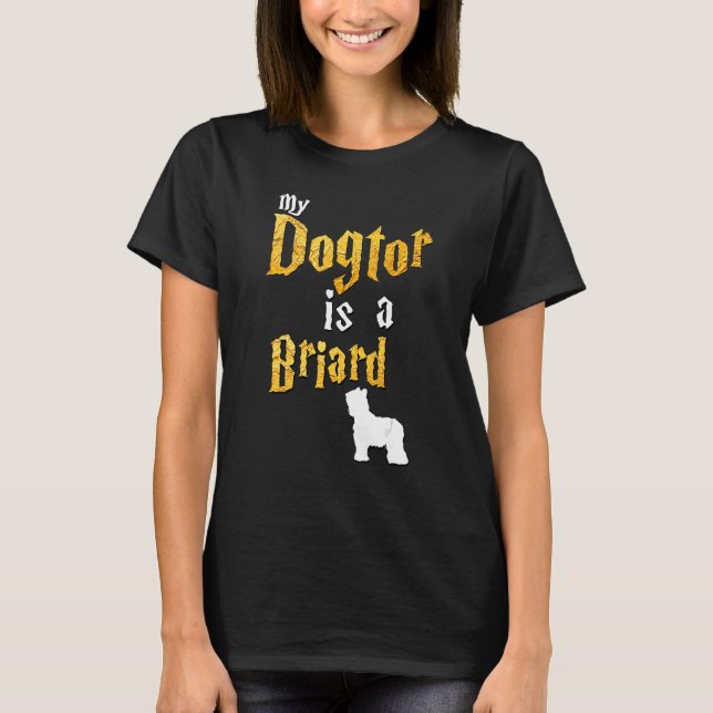 Camiseta Mens Briard Briard (Anverso)