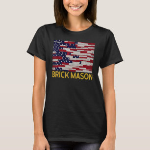 Camiseta Mens Brick Mason Bricklayer Masonry Construction U
