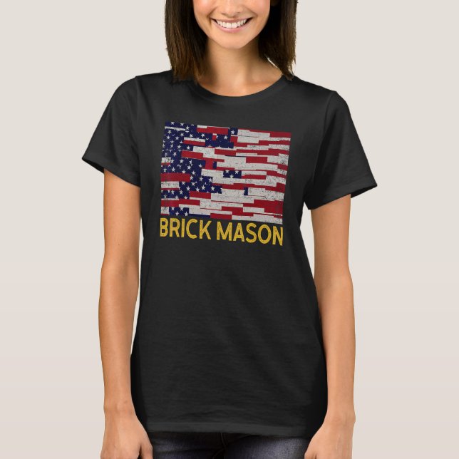 Camiseta Mens Brick Mason Bricklayer Masonry Construction U (Anverso)
