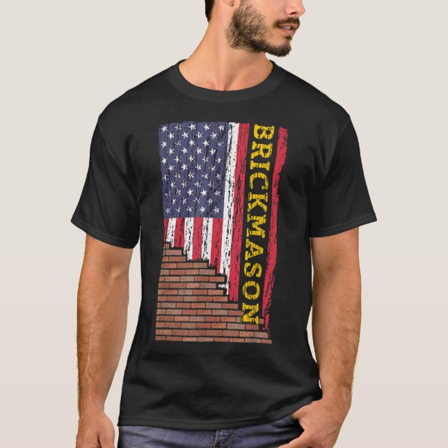 Camiseta Mens Brick Mason Bricklayer Masonry Construction U (Anverso)