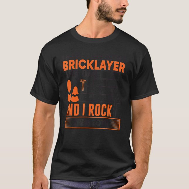 Camiseta Mens Bricklayer Mens Bricklayer  Bricklayer Dad 3 (Anverso)