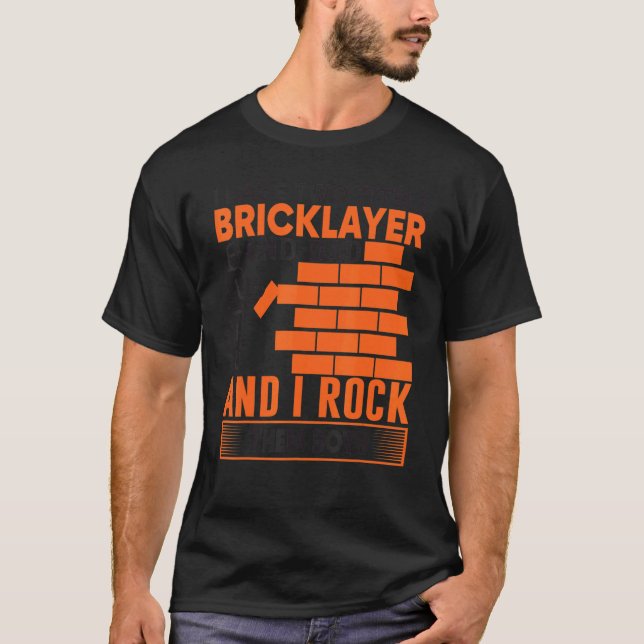 Camiseta Mens Bricklayer Mens Bricklayer Bricklayer Papá 1 (Anverso)