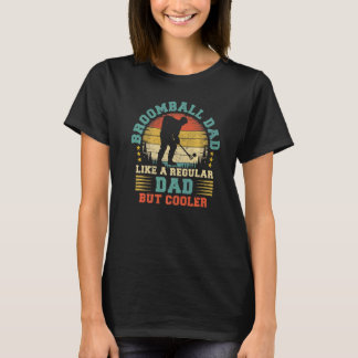 Camiseta Mens Broomball Sports Vintage Broomball Dad