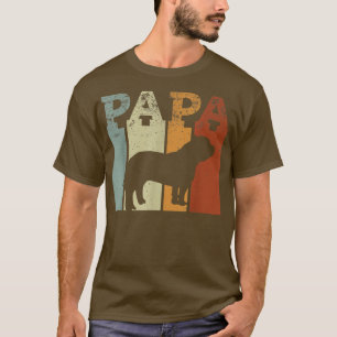 Camiseta Mens Bully o propietario del perro pitbull retro P