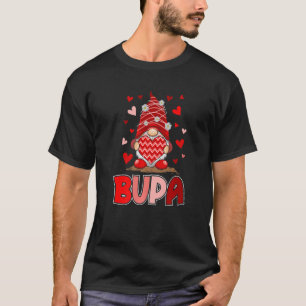 Camiseta Mens Bupa Gnome Heart Daisy Valentine Cute Abuelo