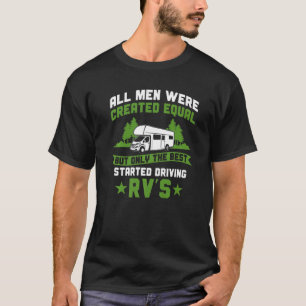 Camiseta Mens Camper Motorhome Solo Los Mejores Hombres Con
