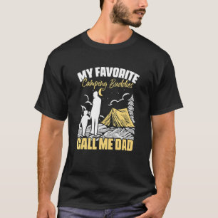 Camiseta Mens Camping Buddies Me Llaman Papá Viaja Senderis