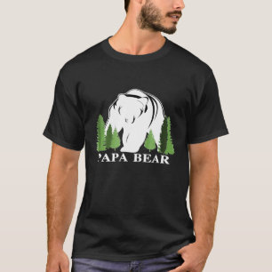 Camiseta Mens Camping Papa Bear