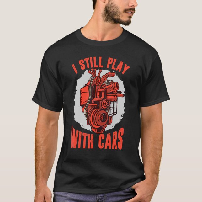 Camiseta Mens Car Garage Mechanic (Anverso)