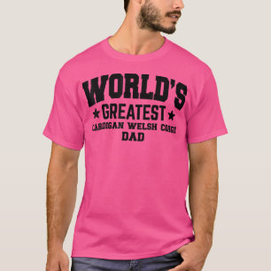 Camiseta Mens Cardigan Welsh Corgi Dog Dad Funny