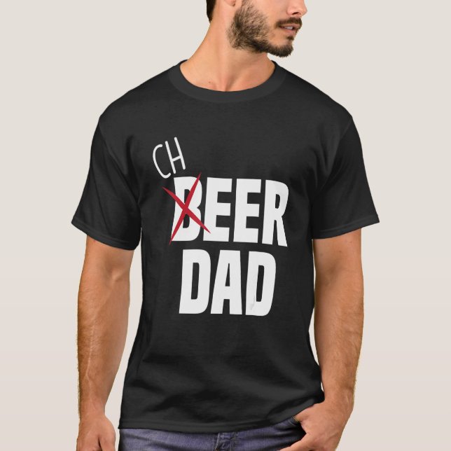 Camiseta Mens Cheer Dad Cheerleading Dad Beer   Cheerleader (Anverso)