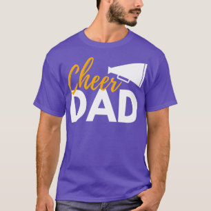 Camiseta Mens Cheer Dad Cheerled CheerLeader Dad Cheer