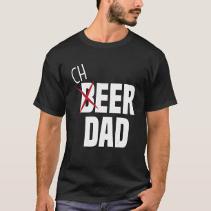 Camiseta Mens Cheer Dad Cheerled Dad Beer CheerLeer