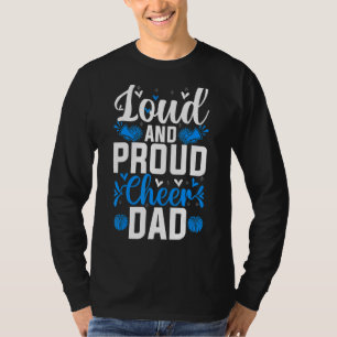 Camiseta Mens Cheerading Dad Orgullosa Salud Padre Alegre