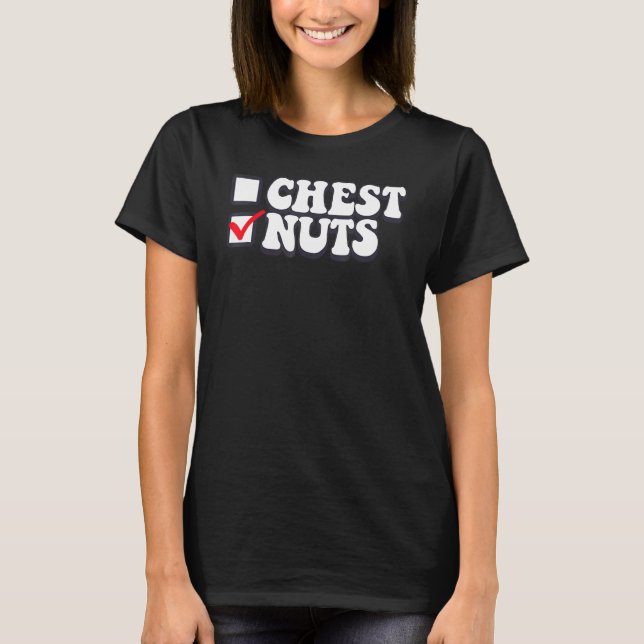 Camiseta Mens Chest Nuts Family Matching Chestnuts Christma (Anverso)