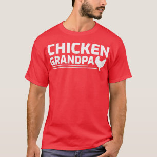 Camiseta Mens Chicken Farmer Retro Best Chicken Grandpa Fat