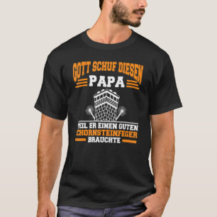 Camiseta Mens Chimney Sweep Lucky Charm Profession Dad Fire