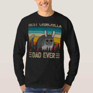 Camiseta Mens Chinchilla Vintage mejor Chinchilla Dad