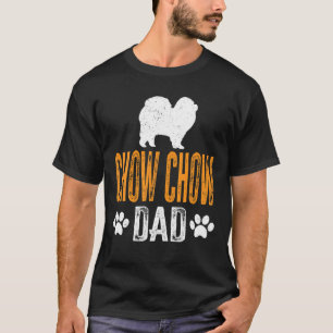 Camiseta Mens Chow Chow Dad Gire Dog Daddy Chow Chow