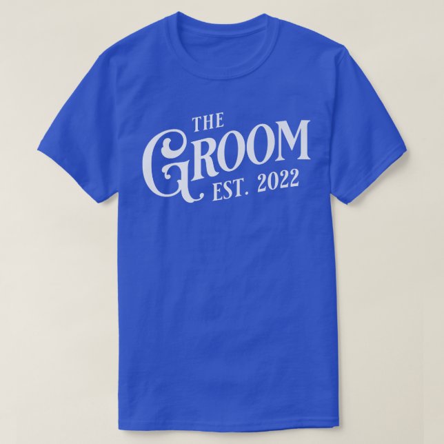 Camiseta Mens Classic Groom Est (Diseño del anverso)