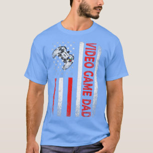 Camiseta Mens Classic Retro juego de video de bandera estad