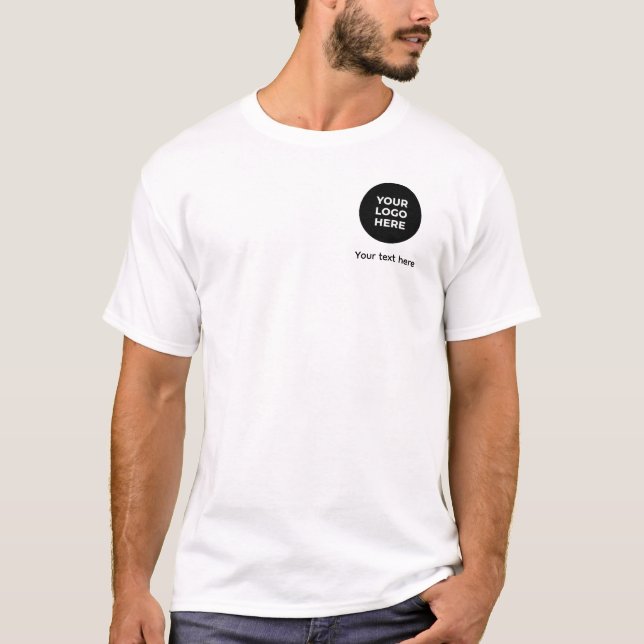 Camiseta Men's Classic T-Shirt with Your Logo/Text (Anverso)