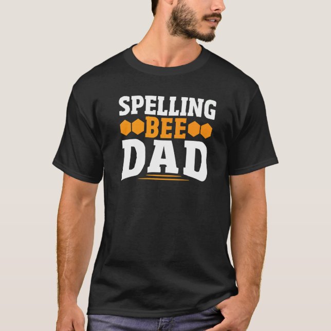Camiseta Mens Competitive Spelling Contest Spelling Dad  Sp (Anverso)
