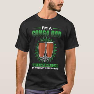 Camiseta Mens Conga Drummer Conga Love Congas Player Tumbad