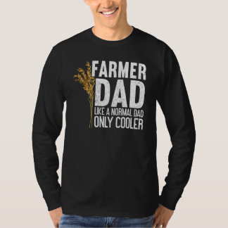 Camiseta Mens Cooler Farmer Dad Local Farm Papa Farmer Dad