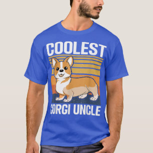 Camiseta Mens Coolest Corgi Uncle 