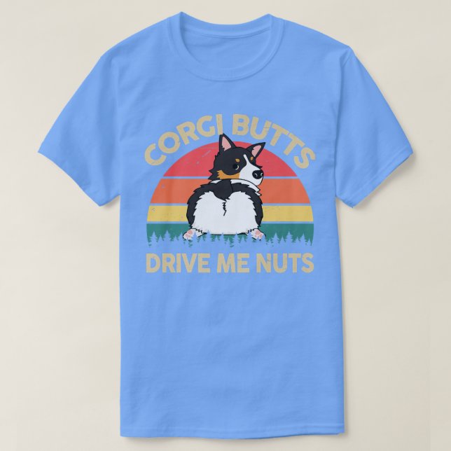 Camiseta Mens Corgi Corgi Butts Me Lleva Nutstri Corgi Mom1 (Diseño del anverso)