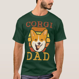 Camiseta Mens Corgi Dog Cuppies a Corgi Dad 
