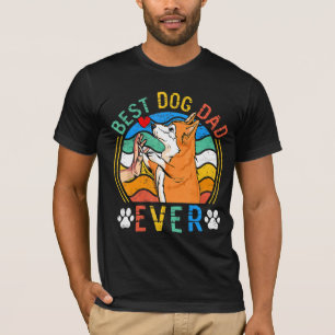 Camiseta Mens Corgi Mejor Perro Papá Nunca Perro