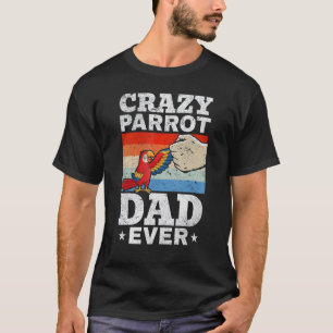 Camiseta Mens Crazy Parrot Dad Par Par