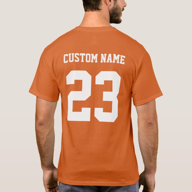 Camiseta Mens Custom Name Blue Class of 2021 Senior Shirt (Reverso)