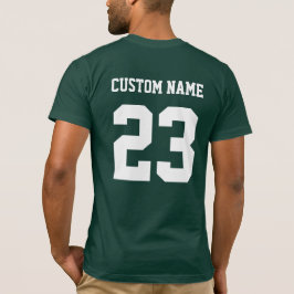 Camiseta Mens Custom Name Navy Class of 2021 Senior Shirt