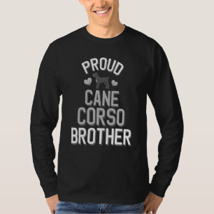 Camiseta Mens Cute Orgulloso Cane Corso Brother
