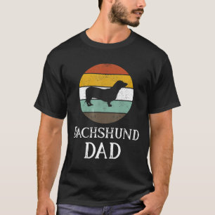 Camiseta Mens Dachshund Dad Regalos Vintage Wiener Dog Desi